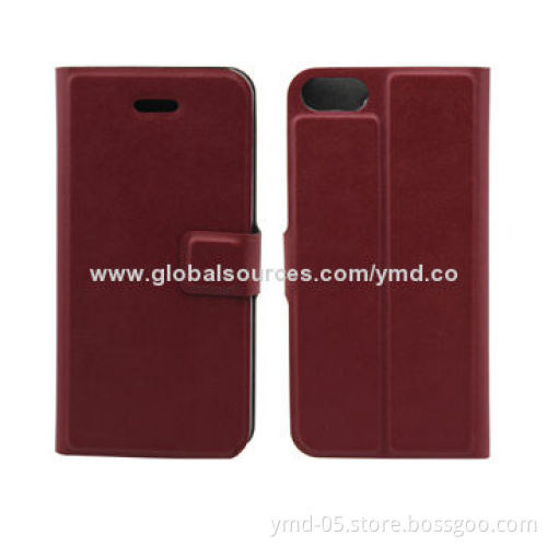 PC + PU Cases for iPhone 5S, Customized Logos and Designs Welcomed